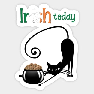 Irish today Sticker